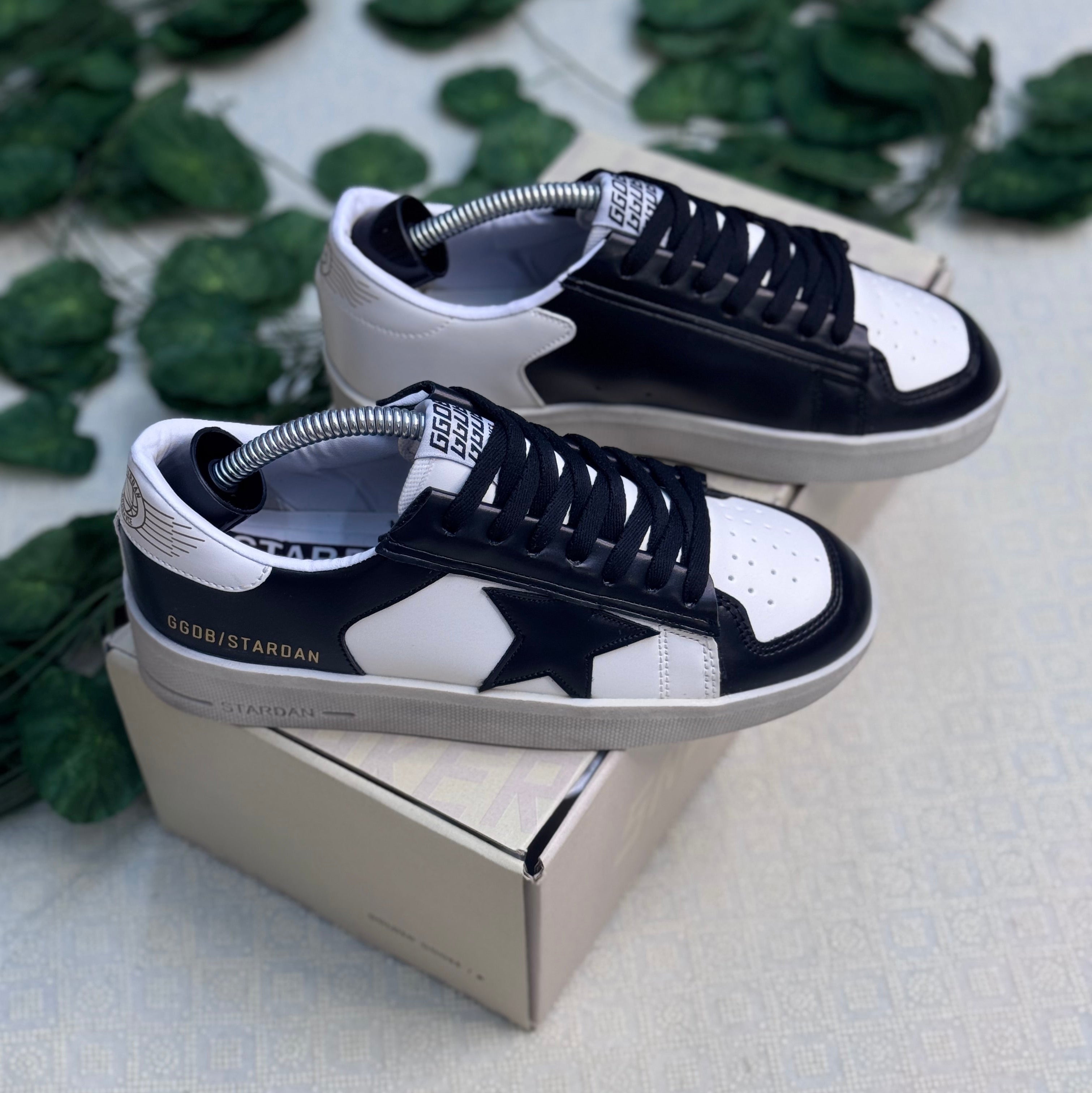 Golden Goose Super-Star Beyaz Lacivert
